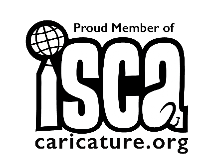 Membro dell'ISCA Sono membro dell'dell'International Society of Caricature Artists!